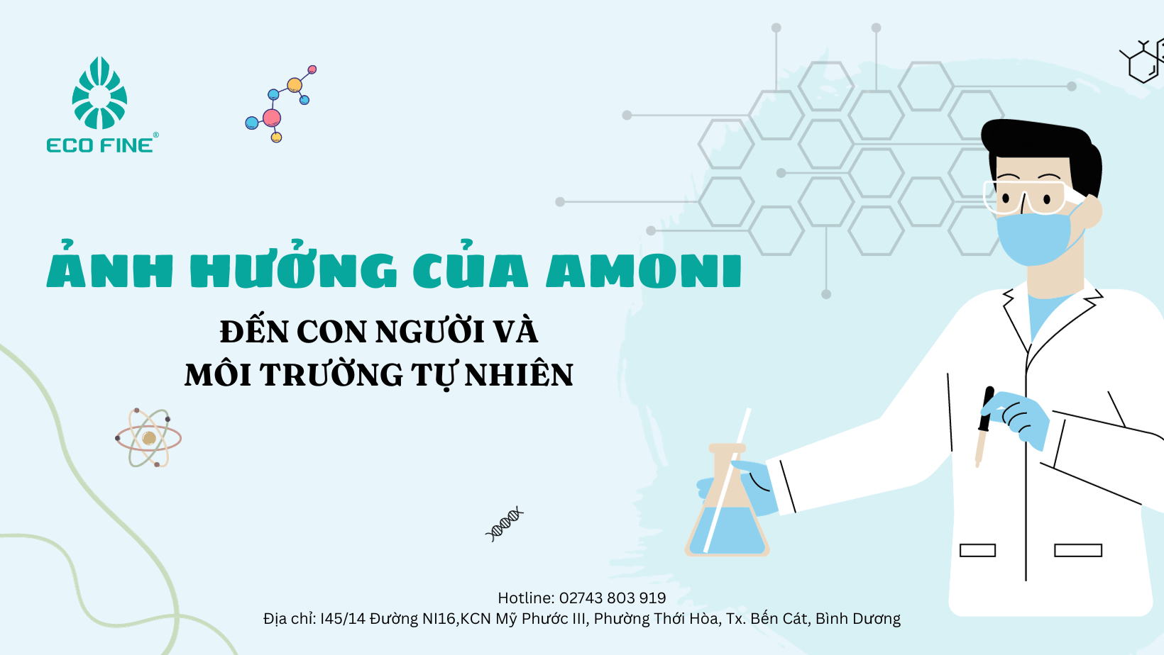 Tác hại của Amoni đến sức khỏe con người và môi trường tự nhiên