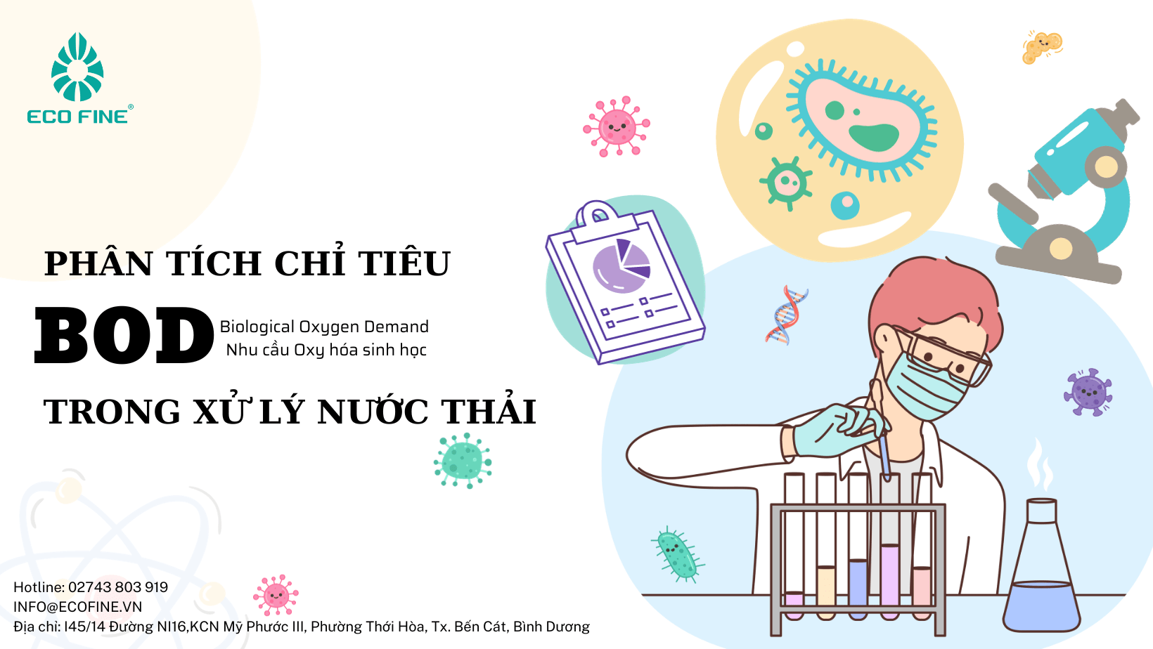 Phân tích chỉ tiêu BOD5 trong nước thải công nghiệp và nước thải sinh hoạt