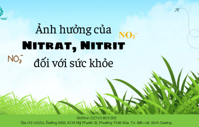 Ảnh hưởng của Nitrat, Nitrit đối với sức khỏe