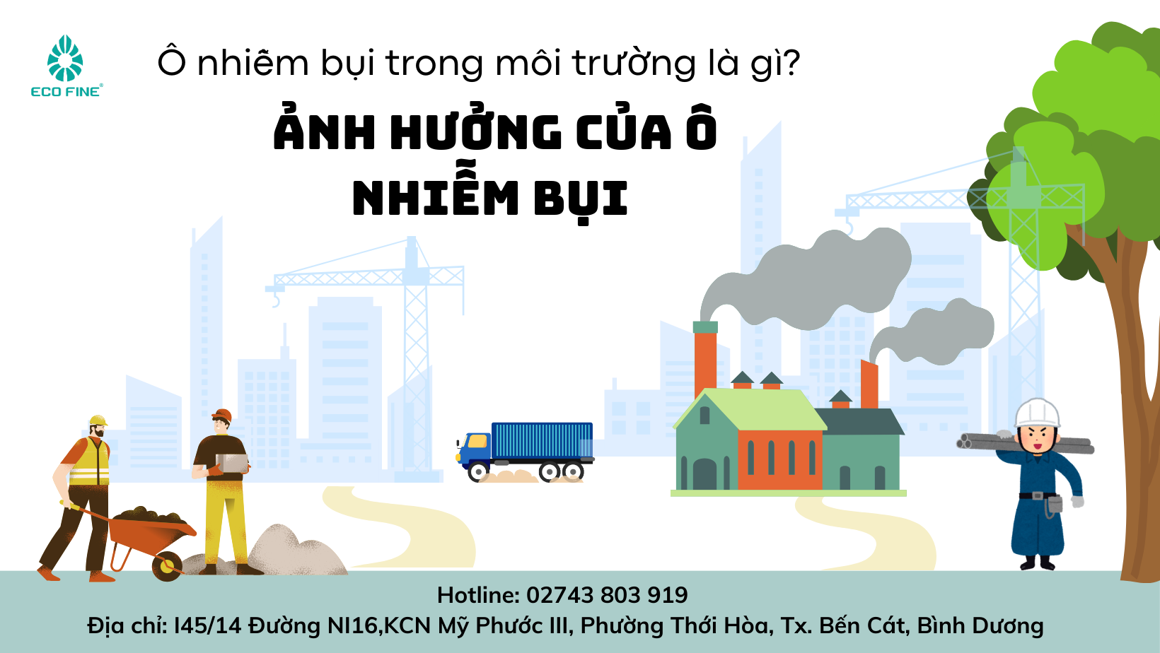 Ô nhiễm bụi trong môi trường là gì?