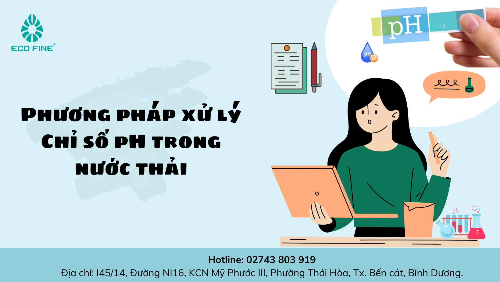 Phương pháp xử lý chỉ số pH trong nước thải