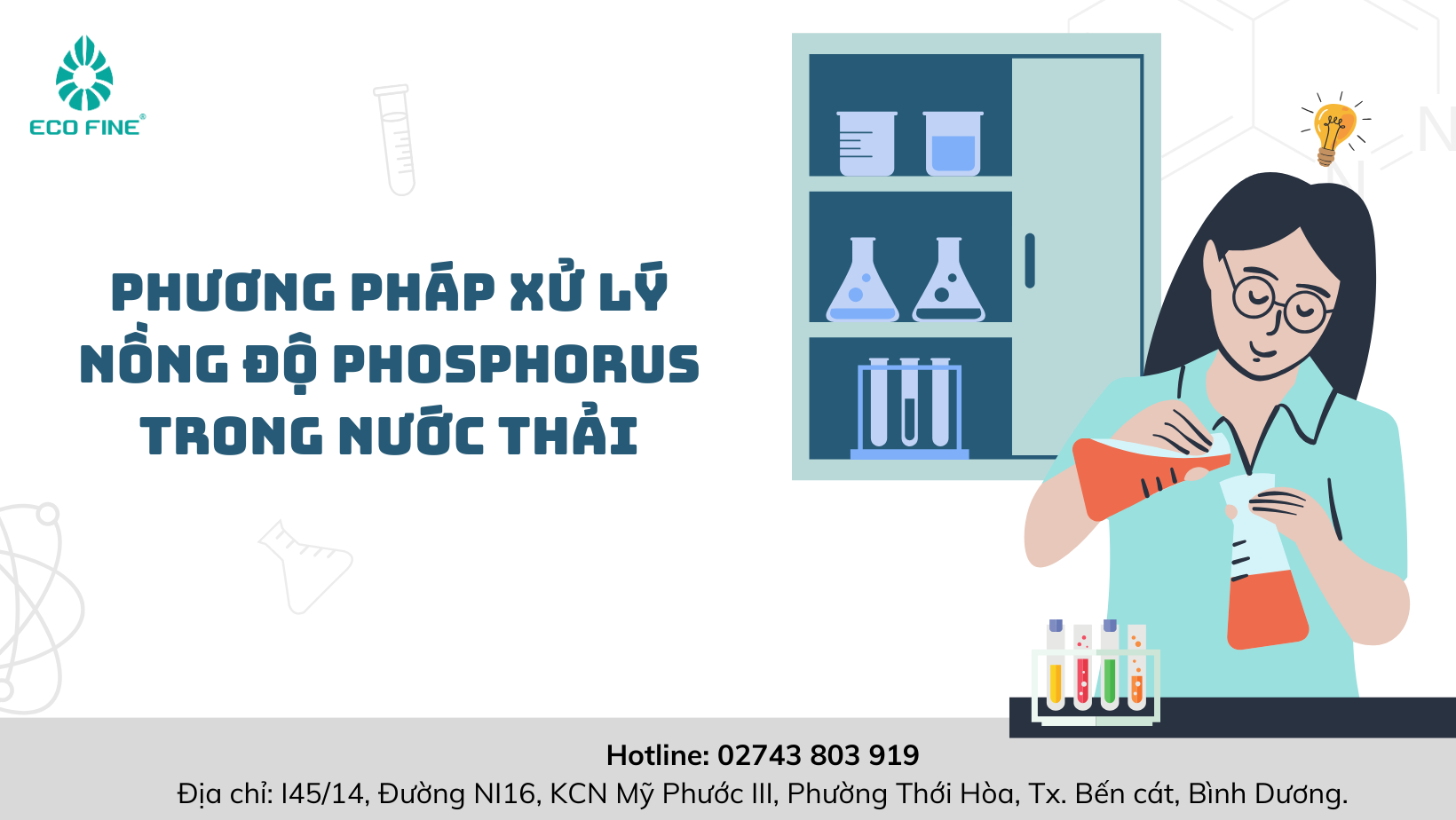 Phương pháp xử lý nồng độ Phosphorus trong nước thải