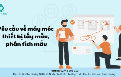 Yêu cầu về máy móc thiết bị lấy mẫu, phân tích mẫu