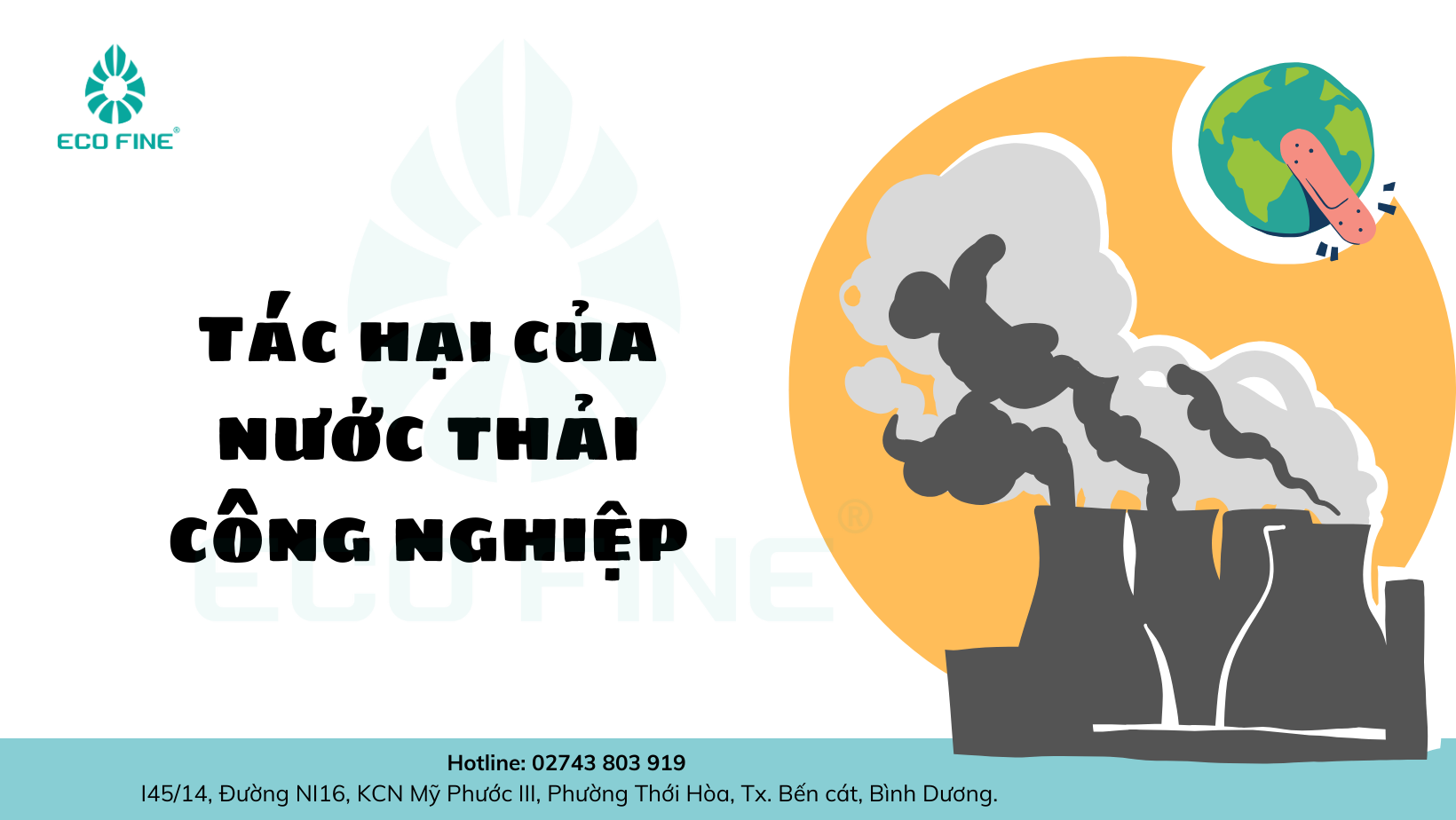 Tác hại của nước thải công nghiệp