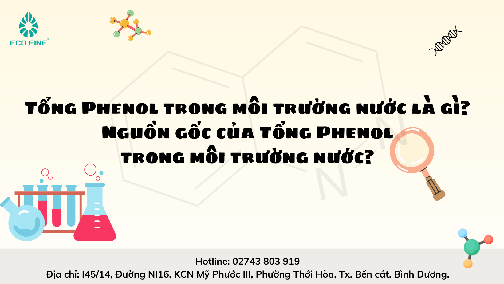 Tổng Phenol trong môi trường nước là gì? Nguồn gốc của Tổng Phenol trong môi trường nước?